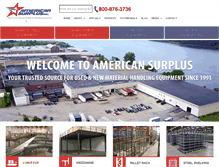 Tablet Screenshot of americansurplus.com